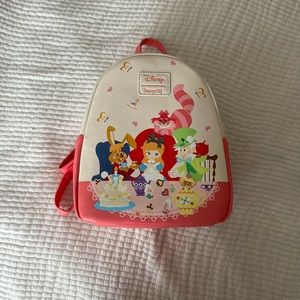 NEW Disney Loungefly Alice In Wonderland Backpack